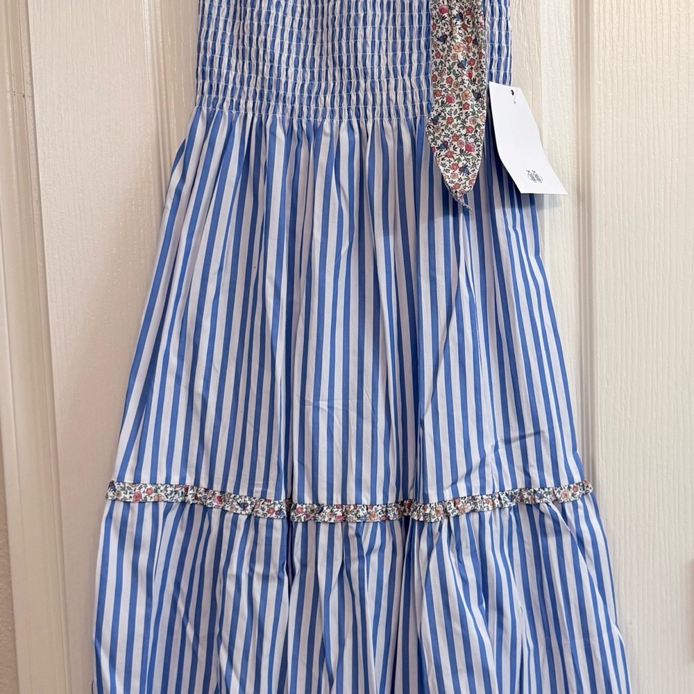 Maxwell and Geraldine Kathy in Blue stripes